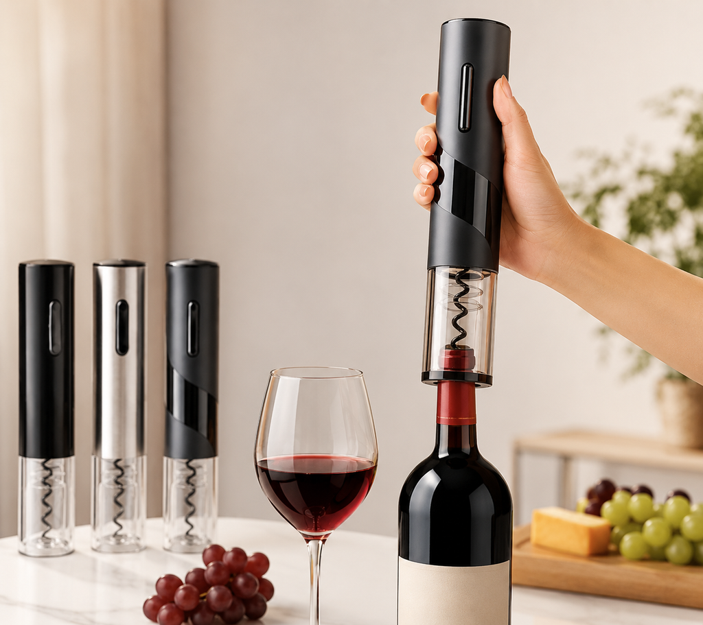 Abridor Elétrico para Vinho Recarregável
