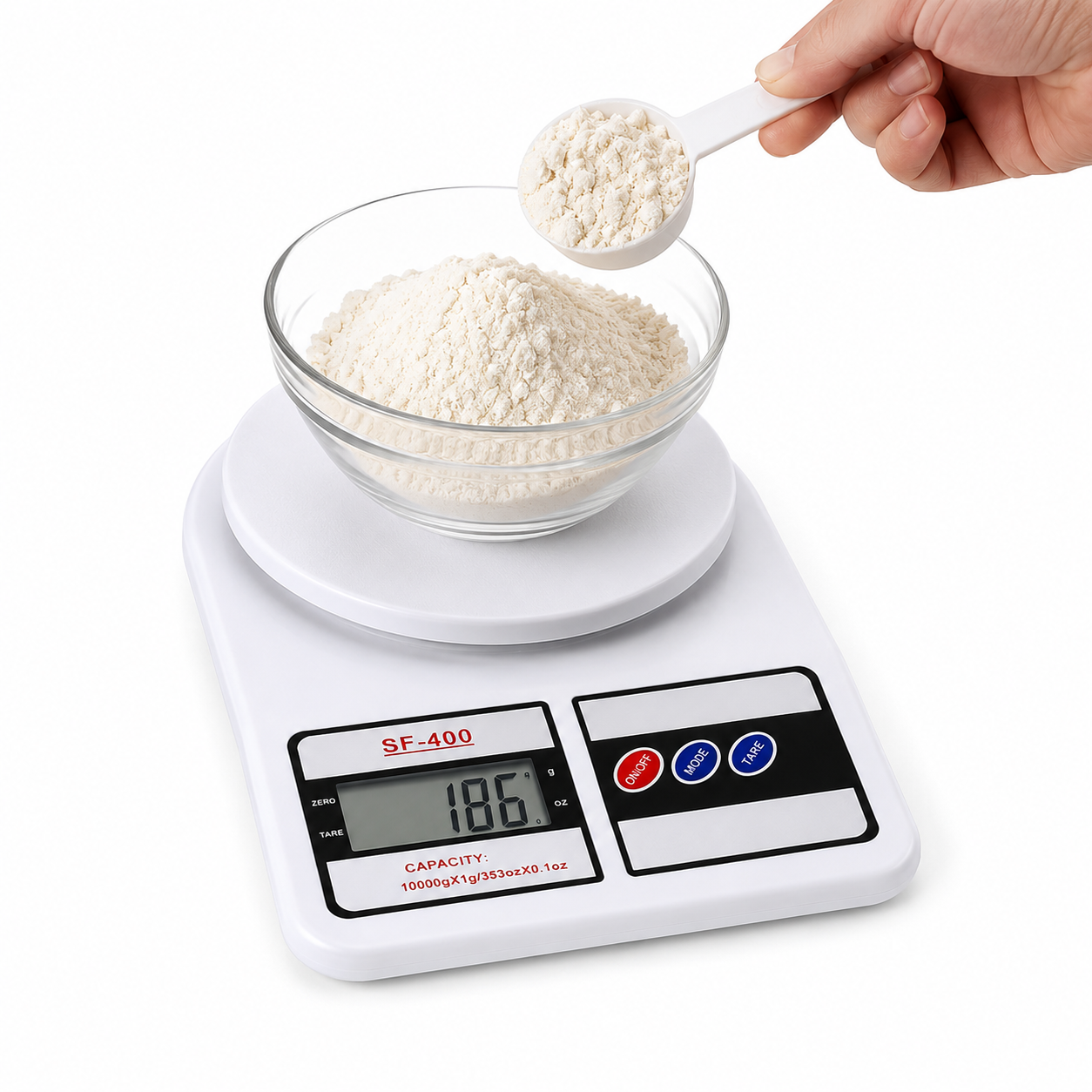 Balança Digital para Cozinha e Dieta 10kg Alta Precisão