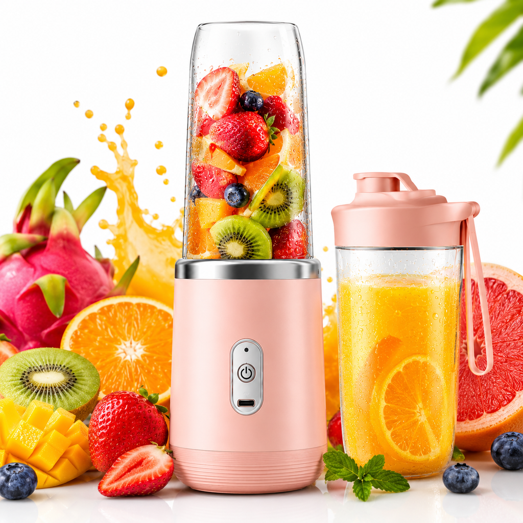Mini Liquidificador Portátil 400ml Recarregável